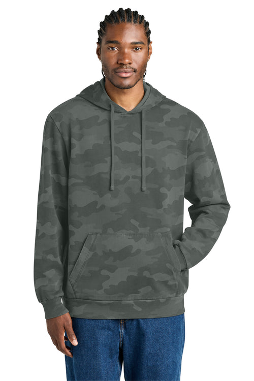 District Wash ™  Camo Fleece Hoodie DT2200C