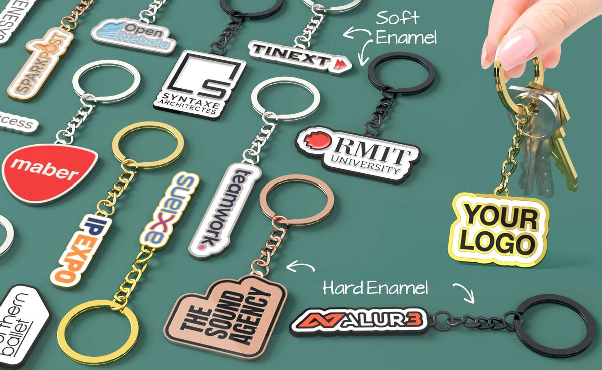Soft Enamel Keychain - Custom Keyring
