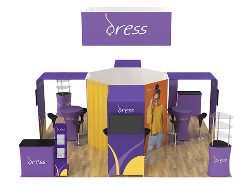 20x20ft Custom Trade Show Booth Design 05