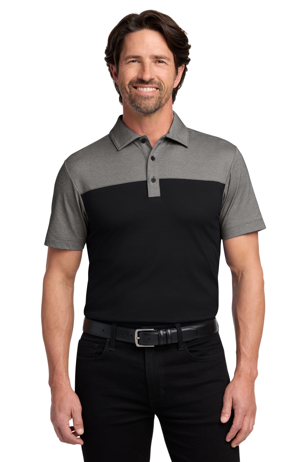 Port Authority ®  Fine Pique Blend Blocked Polo K831