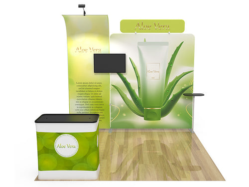 10x10ft Custom Trade Show Booth Design 16