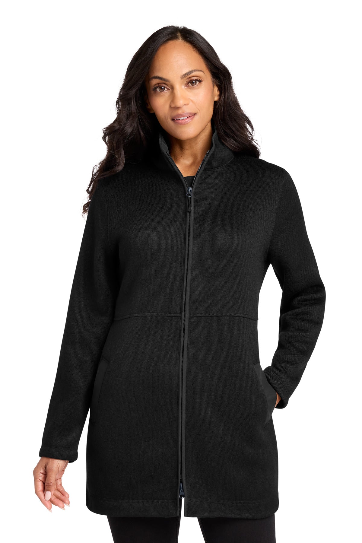 Port Authority ®  Women's Arc Sweater Fleece Long Jacket L425