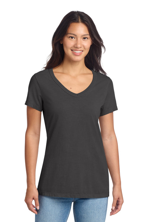 Port & Co ®  Women's Beach Wash ®  Garment-Dyed V-Neck Tee LPC099V