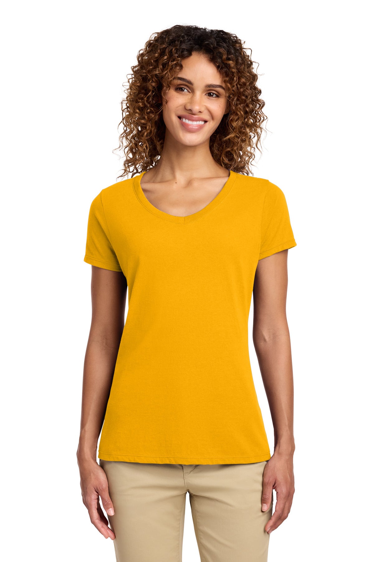 Port & Co ®  Women's Fan Favorite V-Neck Tee. LPC450V