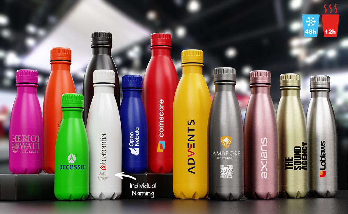 Nova Pure - Metal Water Bottle (Double-Walled, Insulated)