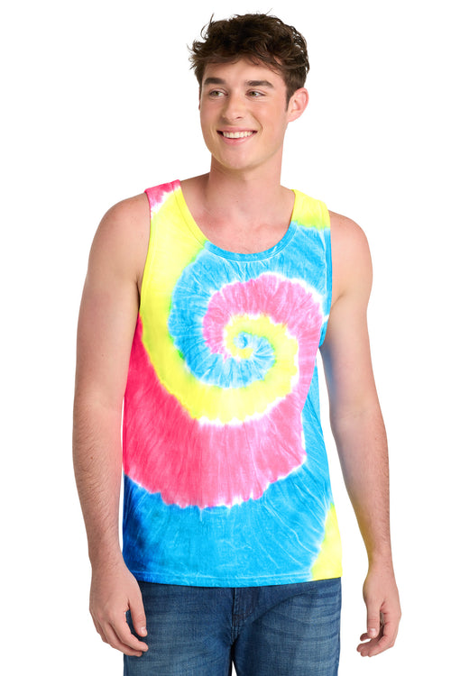 Port & Co ®  Tie-Dye Tank Top.  PC147TT