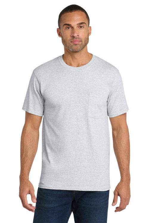 Port & Co ®  Core Cotton Pocket Tee. PC54P