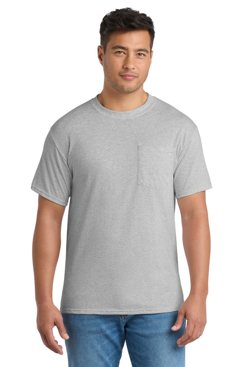 Port & Co ®  Tall Core Blend Pocket Tee. PC55PT