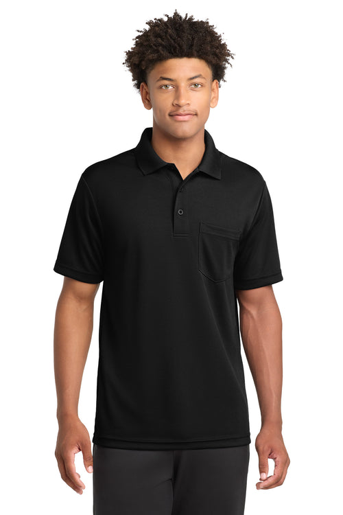 Sport-Tek  ®  PosiCharge  ®  RacerMesh  ®  Pocket Polo. ST640P