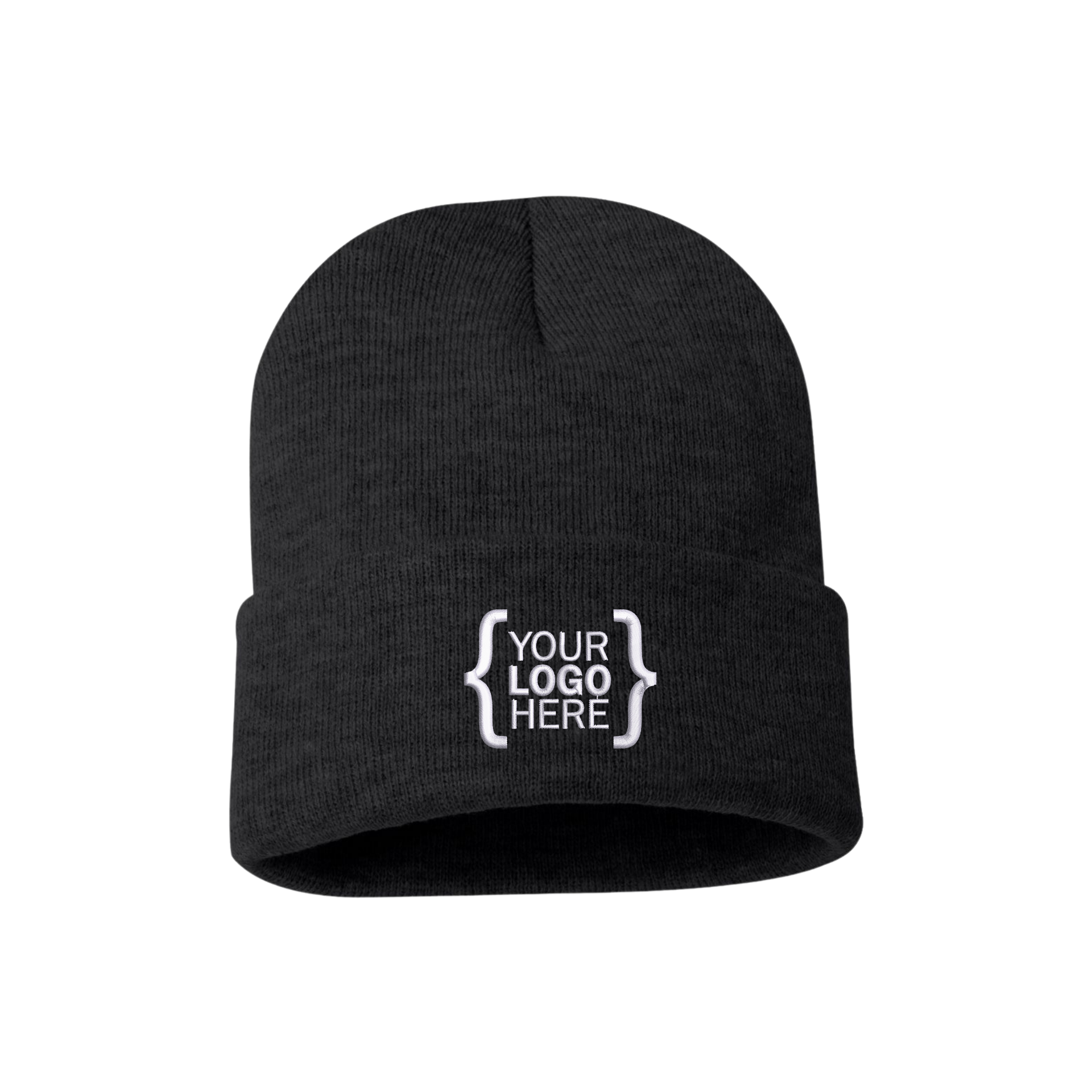 Sportsman 12" Solid Cuffed Beanie