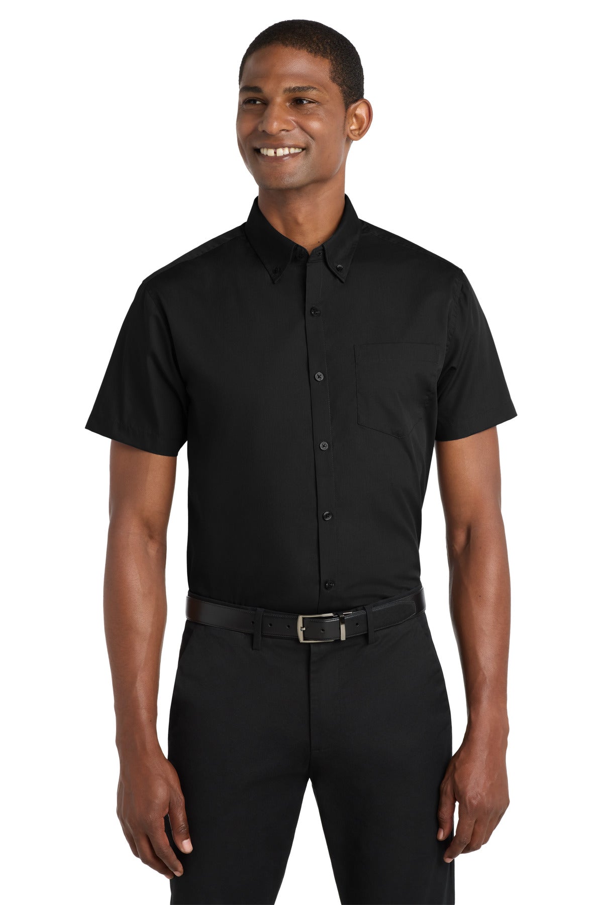 Port Authority ®  Short Sleeve Carefree Poplin Shirt. W101