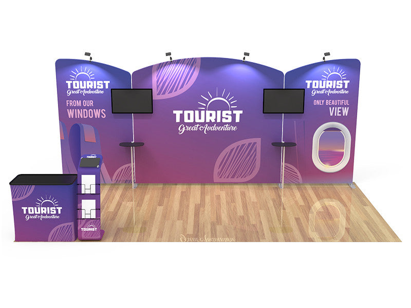 10x20ft Custom Trade Show Booth Design 02
