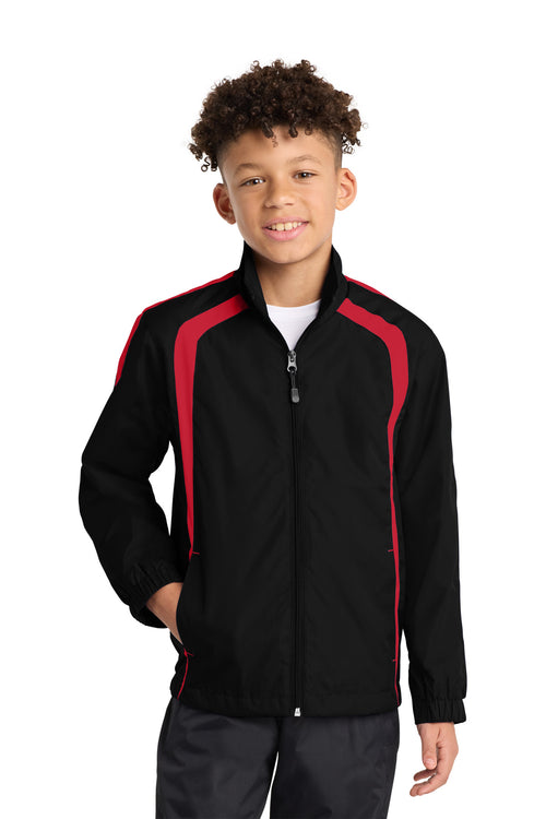 Sport-Tek ®  Youth Colorblock Raglan Jacket. YST60