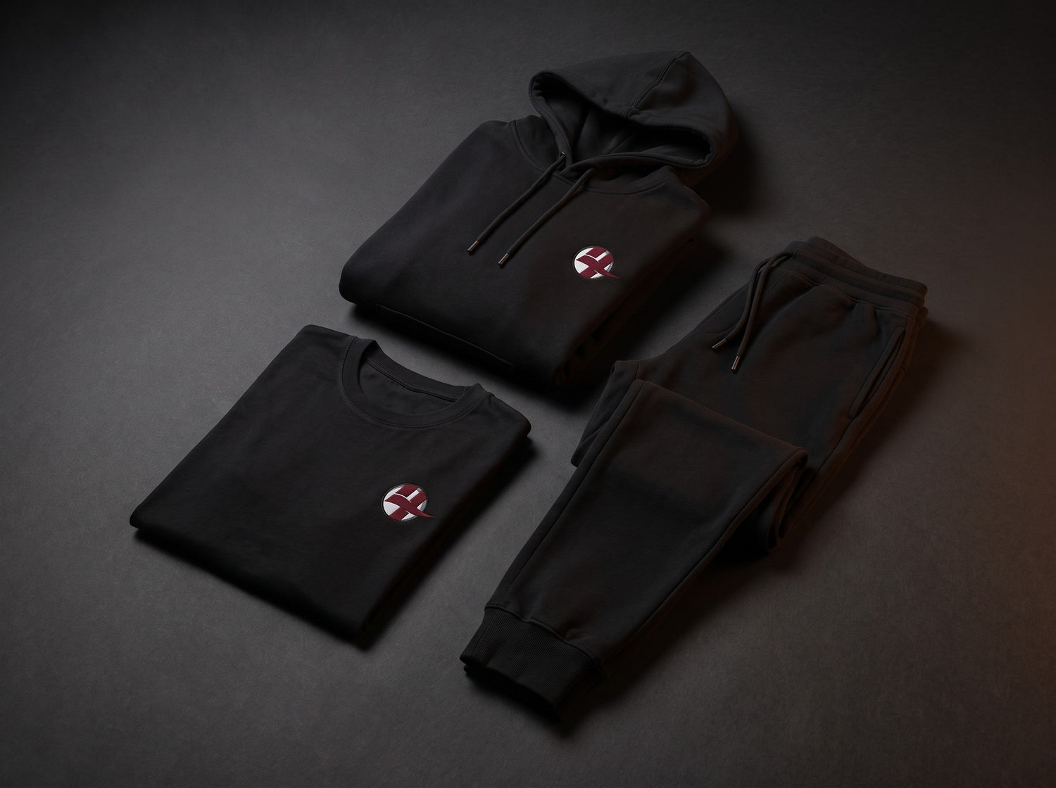 4Winners custom branded t-shirt, hoodie, and joggers