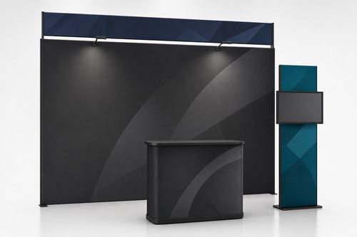 10x10 Custom Trade Show Booth — Style 17 - trade show booth display