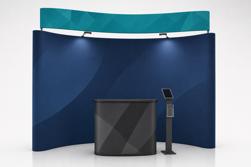 10x10 Custom Trade Show Booth — Style 18 - trade show booth display