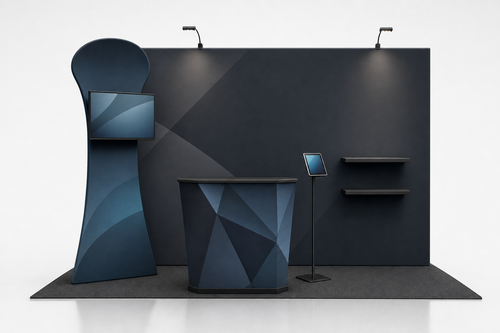 10x10 Custom Trade Show Booth — Style I - trade show booth display