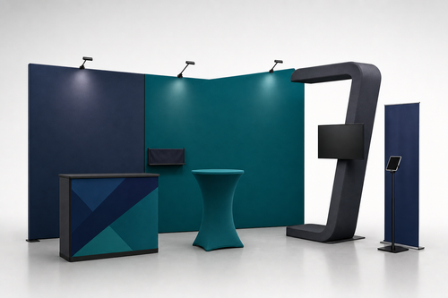 10x20 Custom Trade Show Booth — Style 13 - trade show booth display