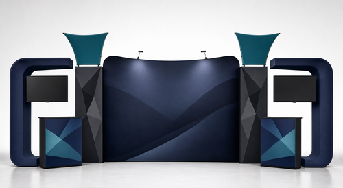 10x20 Custom Trade Show Booth — Style 14 - trade show booth display