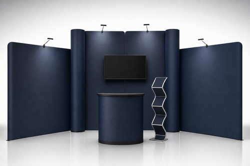 10x20 Custom Trade Show Booth — Style 16 - trade show booth display