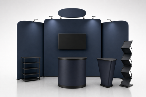 10x20 Custom Trade Show Booth — Style H - trade show booth display