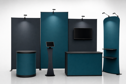 10x20 Custom Trade Show Booth — Style L - trade show booth display