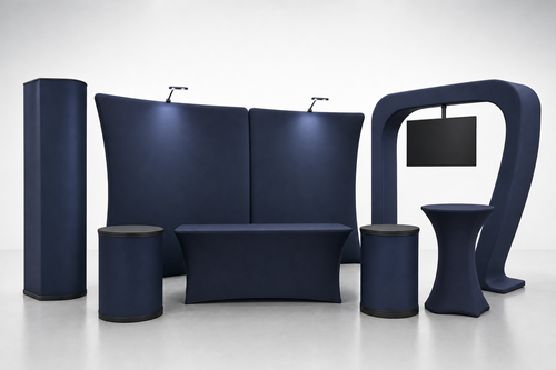 10x20 Custom Trade Show Booth — Style Q - trade show booth display