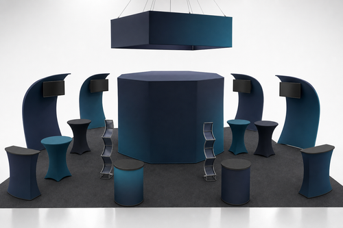 20x20 Custom Trade Show Booth — Style 05 - trade show booth display