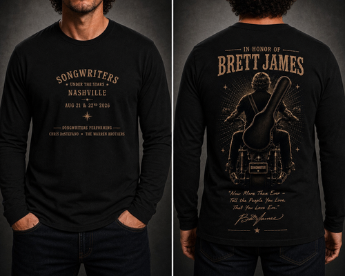 Songwriters Under The Stars Long Sleeve - concept mockup