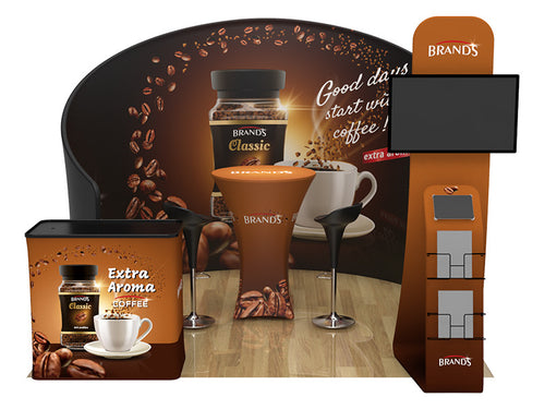 10x10ft Custom Trade Show Booth Design K