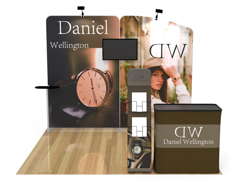 10x10ft Custom Trade Show Booth Design A1