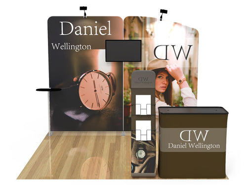 10x10ft Custom Trade Show Booth Design A1