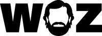 A black graphic logo featuring the letters 'W' and 'Z' with a stylized silhouette of a man's face and beard in the center.